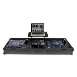 U91028BL2 - FC Set PLX9/SL1200 Black MK2 Plus (Laptop Shelf + Wheels)