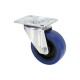RUEDA 100 mm AZUL SIN FRENO