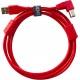 U95006RD - Ultimate Audio Cable USB 2.0 A-B Red Angled 3m