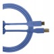 U96001LB - Ultimate Audio Cable USB 2.0 C-B Blue Straight 1,5m