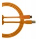 U96001OR - Ultimate Audio Cable USB 2.0 C-B Orange Straight 1,5m