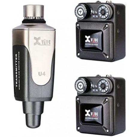 U4R2 (1 emisor + 2 receptores) - Para in-ear