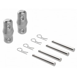 2 BULONES, 4 PINS, 4 R CLIPS PARA P30