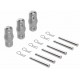3 BULONES, 6 PINS, 6 R CLIPS PARA P25/30/40T