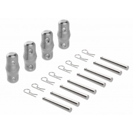 4 BULONES, 8 PINS, 8 R CLIPS PARA P25/30/40 Q/QH