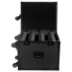 U91101BL - Ultimate Flight Case for set CDJ/MIXER Black Plus (T&SW)