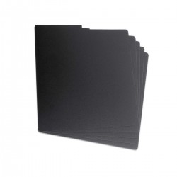 Glorious Vinyl LP Divider Set Black (6 pcs.)