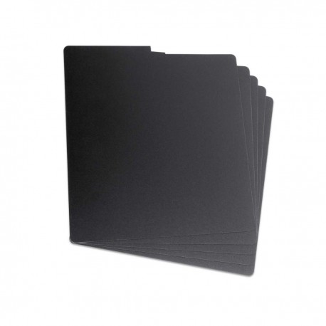Glorious Vinyl LP Divider Set Black (6 pcs.)