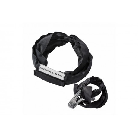 ESLINGA SOFTSTEEL 1TN 1M NEGRA