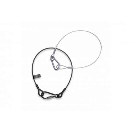 CABLE SEGURIDAD 25KG 0,6CM NEGRO