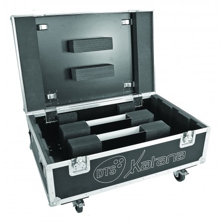 Flightcase para 3 unidades de KATANA / PRO