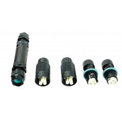 KIT de instalación fija IP68 (1Alimentación+2DMX)