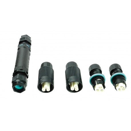 KIT de instalación fija IP68 (1Alimentación+2DMX)