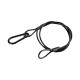 Safety Cable 85cm/4mm Black