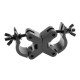 Clamp ALU Black Double 2x600kg