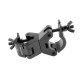 Clamp ALU Black Double 2x600kg