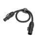CABLE POWER IN-OUT 230V 0,5m 3x2,5 TRUECON - Power link cable