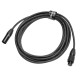 CABLE DATA DMX XLR3 5,0m - DMX 3-pin cable