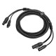 CABLE COMBO POWER-DATA XLR5 5,0 m  - Hybrid power and data cable combining TrueCON power and 5-pin XLR DMX in a single line