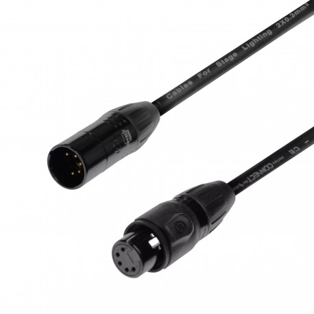 CABLE DATA DMX XLR5 0,5m - DMX 5-pin cable